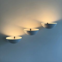 Lot de trois appliques murales modèle 1222, créées par Elio Martinelli pour Martinelli Luce, 1979