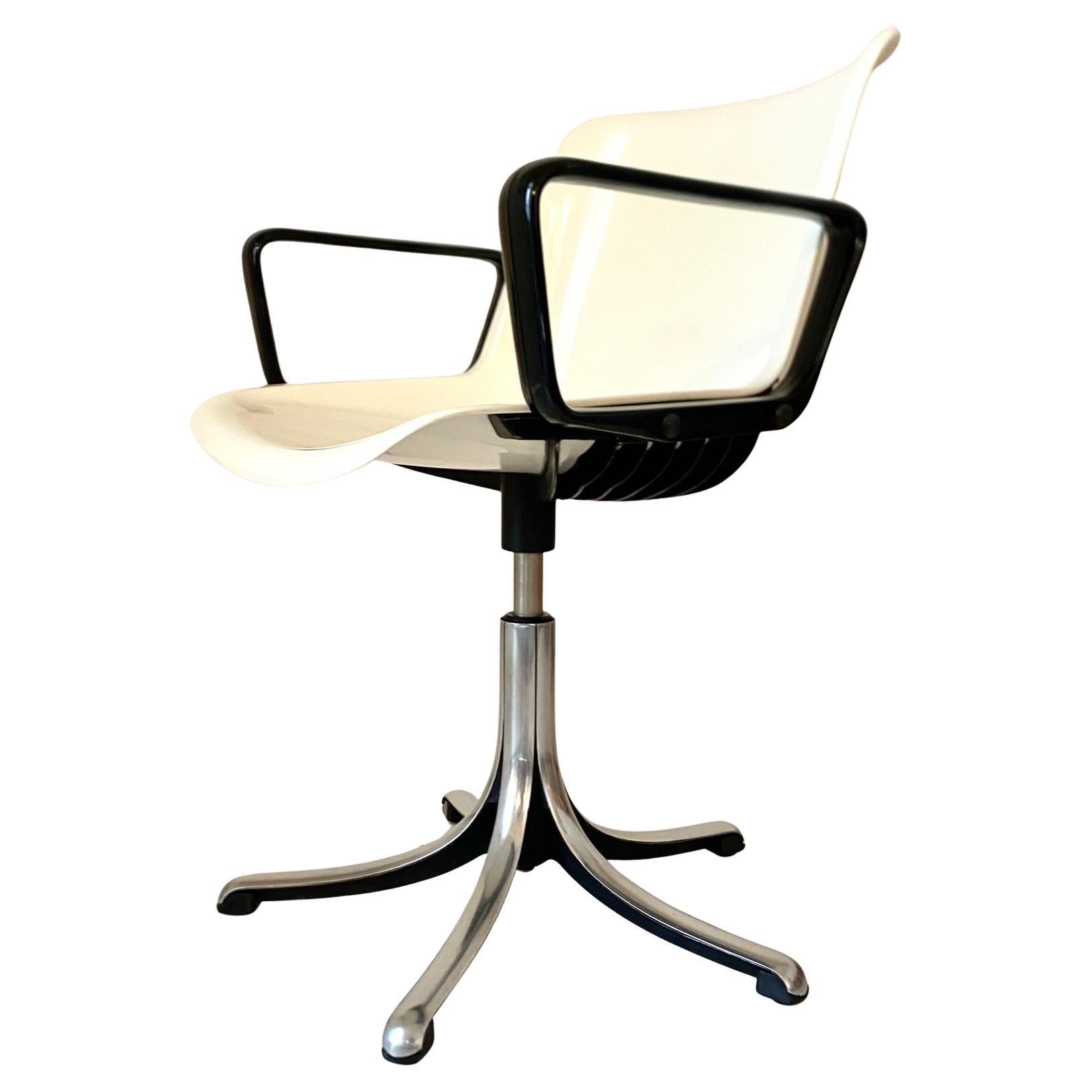 Juego de tres sillas de oficina Modus, Osvaldo Borsani para Tecno, Italia 1960 Italiano en venta