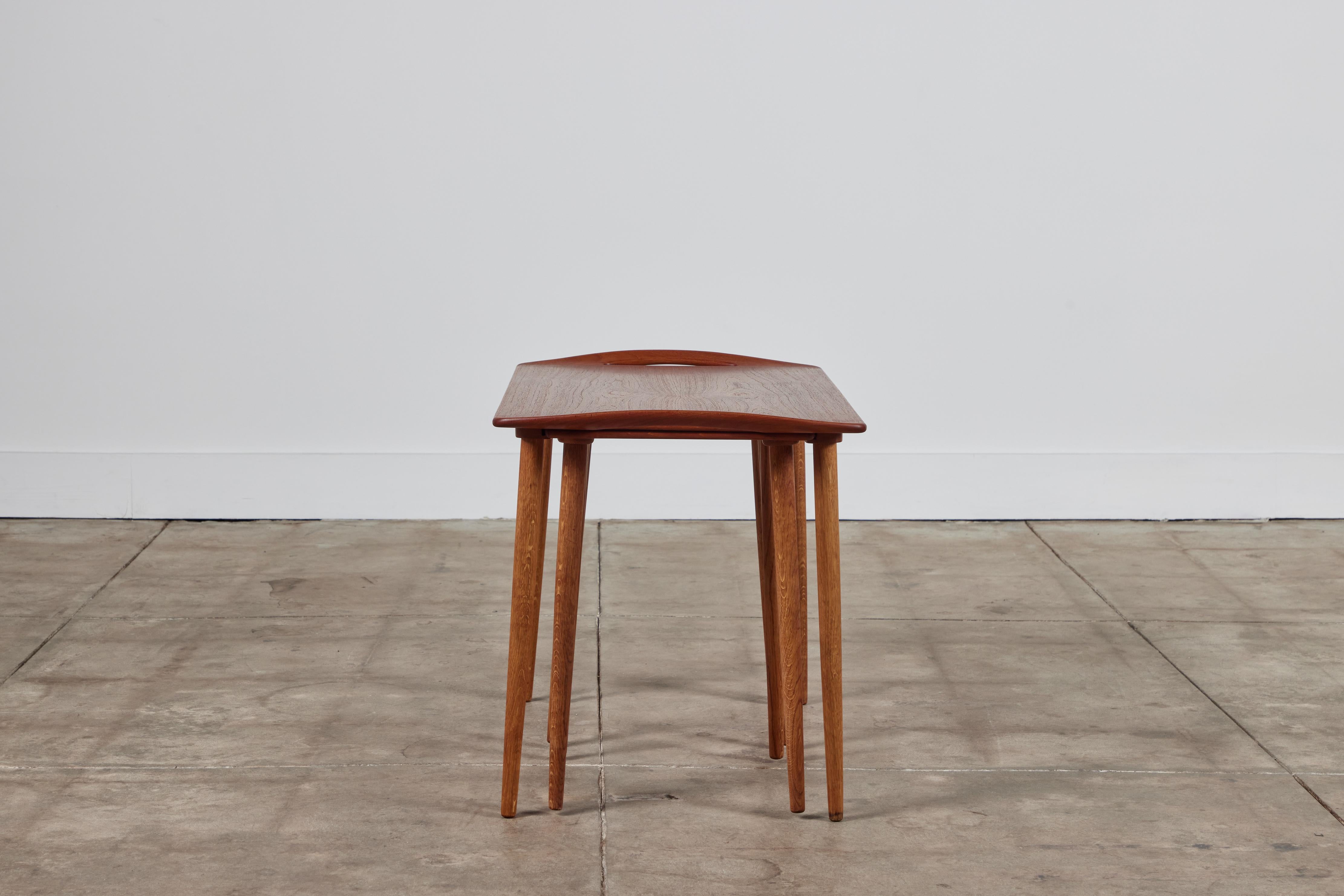 Danish Set of Three Mogens Kold Nesting Tables