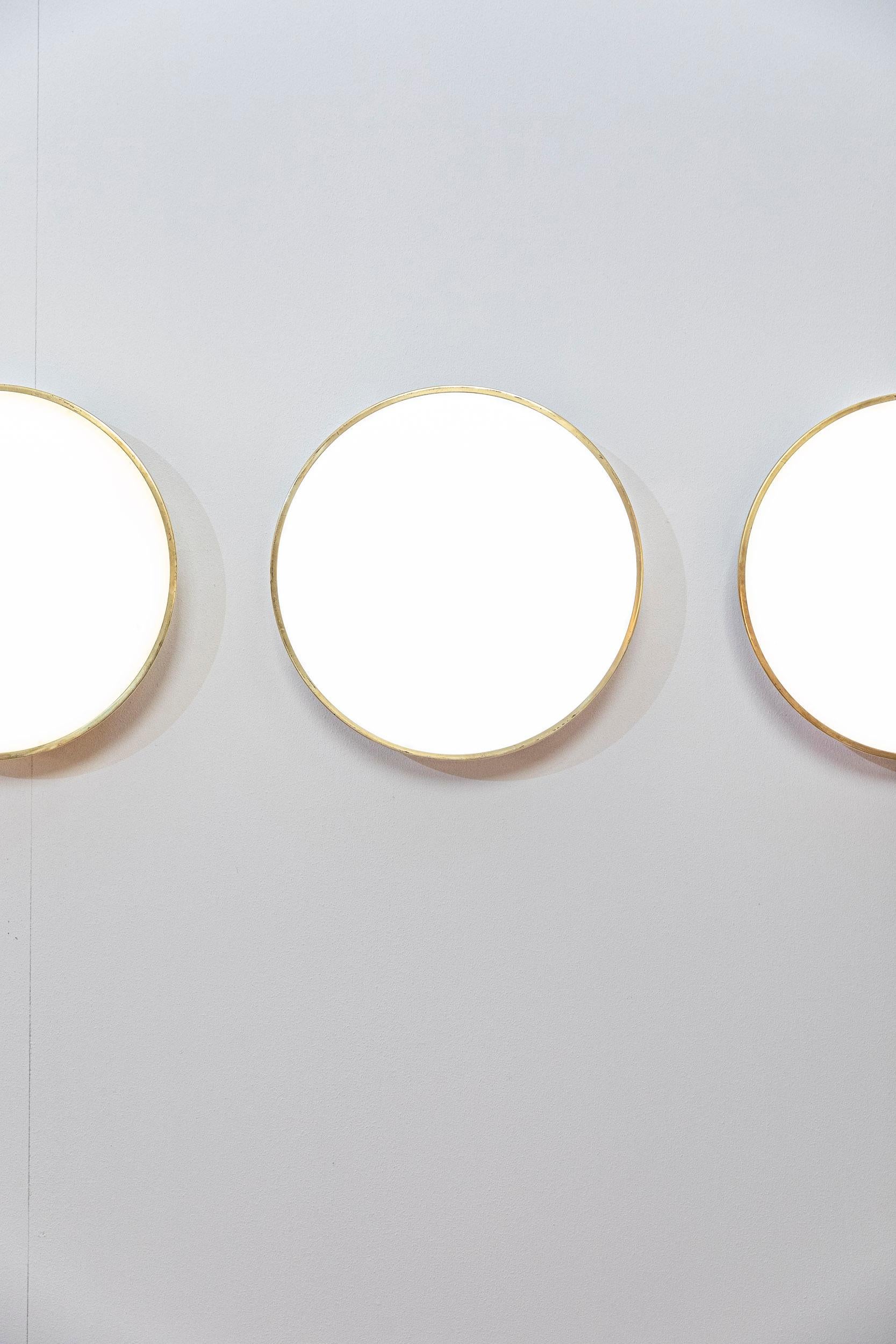 Mid-20th Century Set of three Munkegaard Ceiling Light by Arne Jacobsen for Louis Poulsen