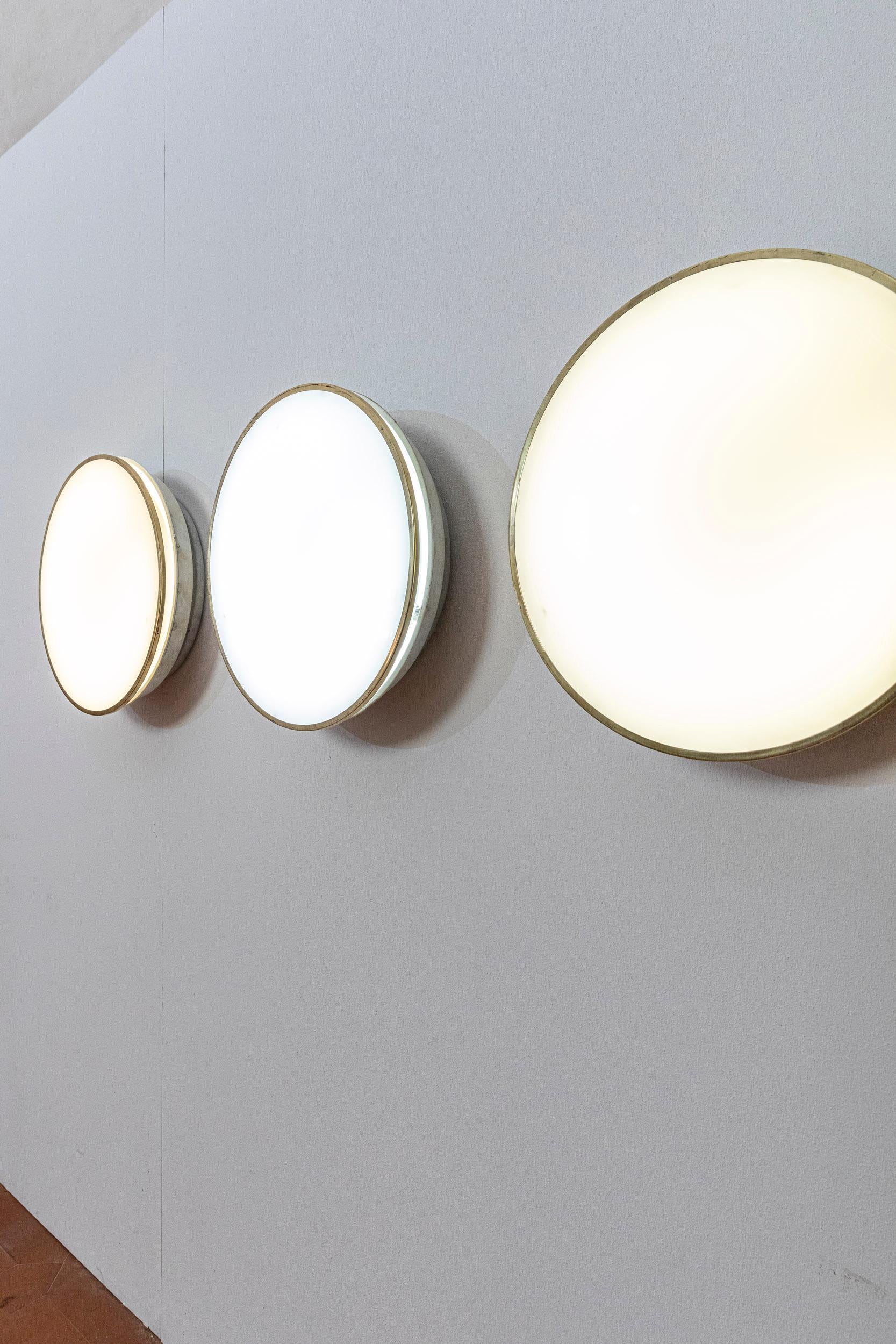 Set of three Munkegaard Ceiling Light by Arne Jacobsen for Louis Poulsen 1