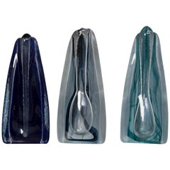 Set of Three Murano Vases from the 1970s