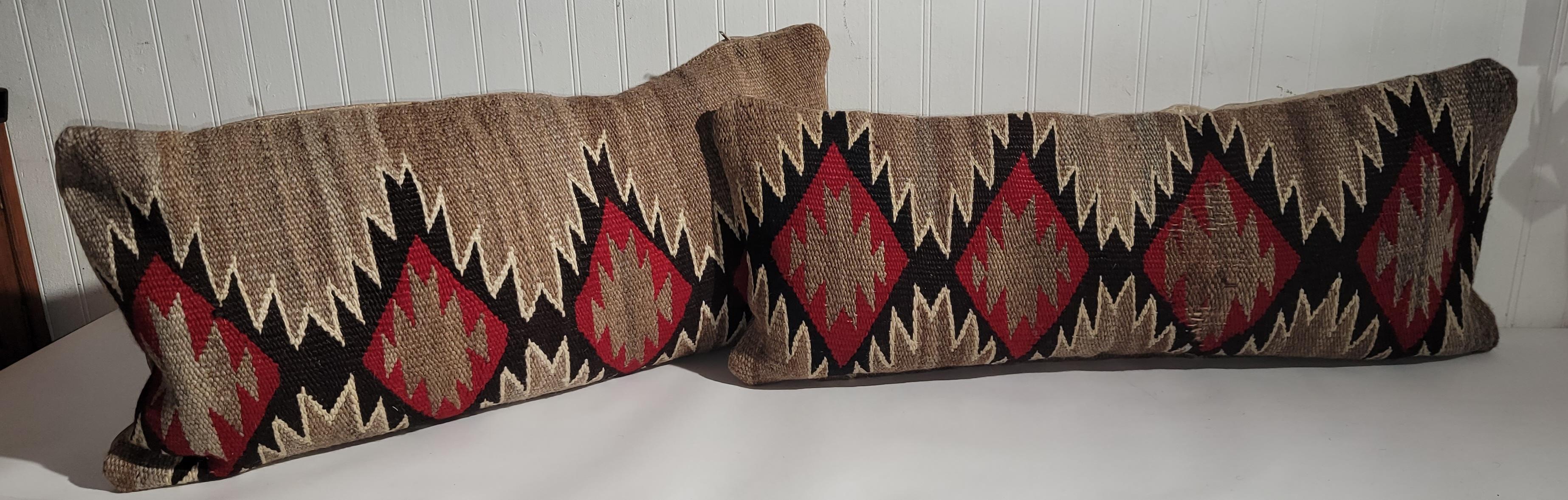 Adirondack Set of Three Navajo Eye Dazzler Pillows  For Sale