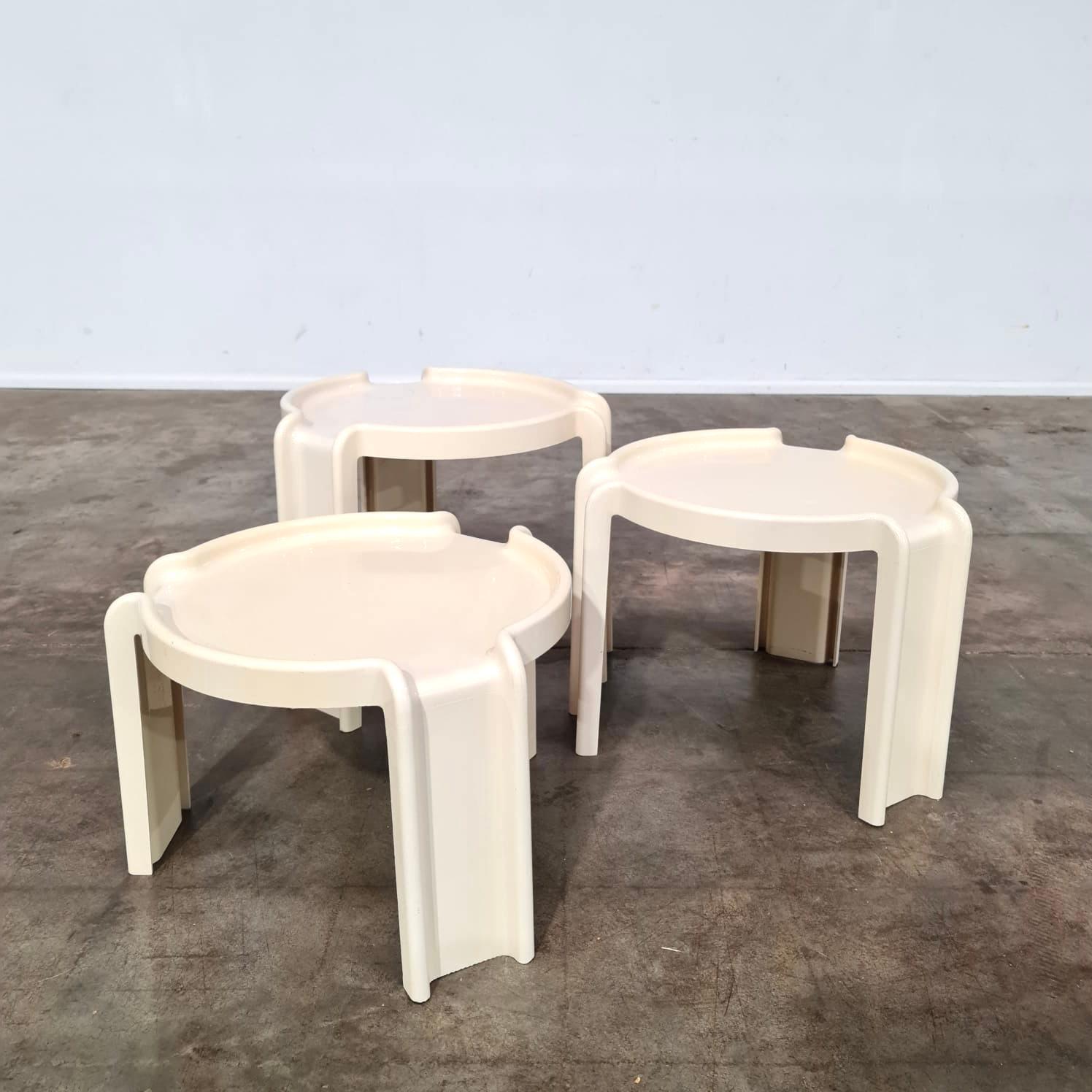 Australian Set of Three Nesting Tables by Giotto Stoppino for Kartell