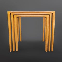 Set di tre tavolini da salotto di Rex Raab per Wilhelm Renz, Germania 1960