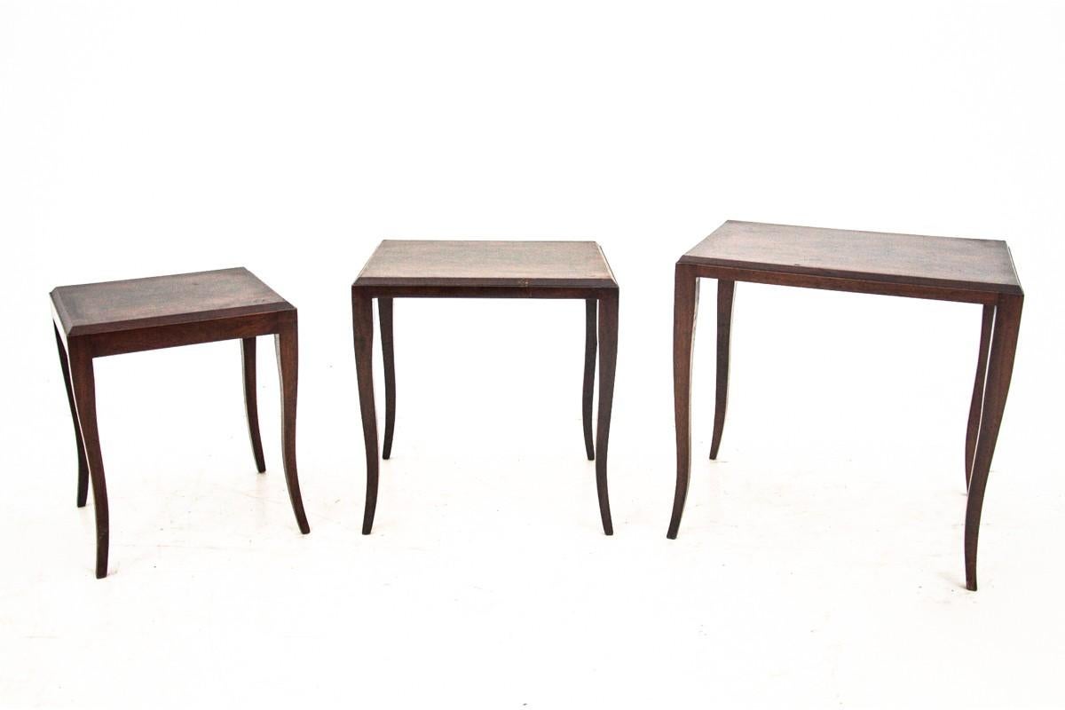 Set of Three Nesting Tables In Good Condition In Chorzów, PL