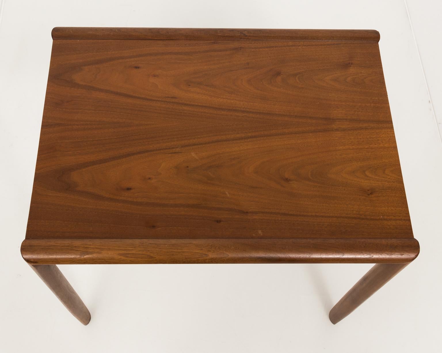 Teak Set of Three Nesting Tables, Mid-Century Modern For Sale