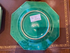 Set of three octagonal plates with beaded edge Ex. Richard Norton, Chicago, IL