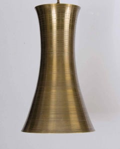 Bronze Hourglass Pendant on Chains