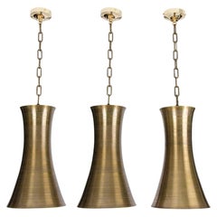Bronze Hourglass Pendant on Chains