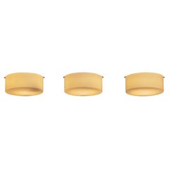 Set of Three Opal Glass Ceiling Lights by Fog & Mørup, Denmark 1970s