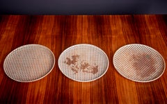 Set of Three Original Mathieu Matégot Dishes or Platters