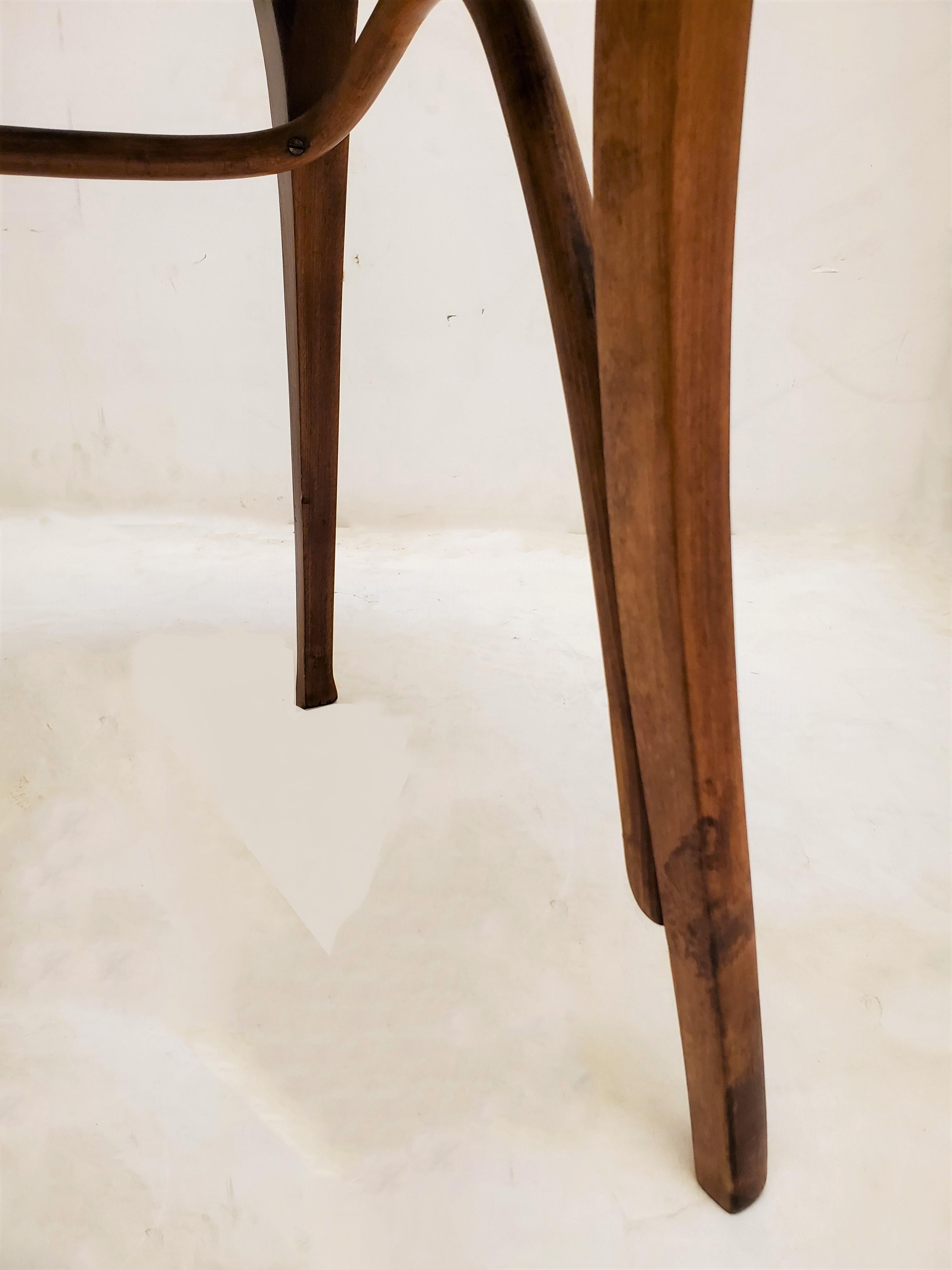Set of Three Original Wiener Werkstätte Thonet Side /Slipper/ Accent Chairs  8