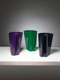 Satz von drei doppelseitigen "Pago-Pago"-Vasen von Enzo Mari für Danese, Italien, 1960