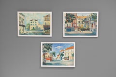 Set of Three Paintings