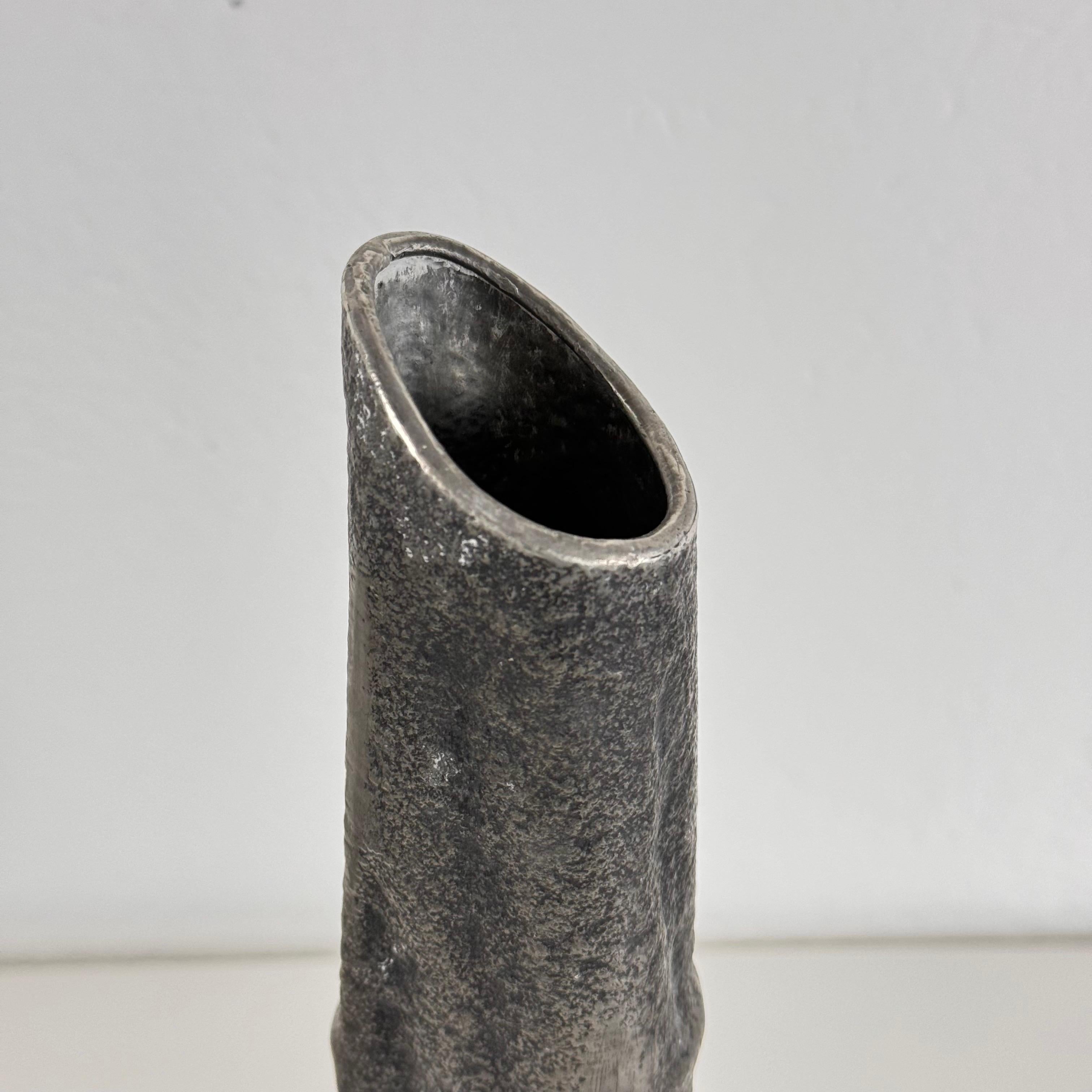 Set di tre vasi in peltro di MA CR, Made in Italy, anni '70 in vendita 2