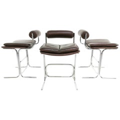 Set of Three Pieff Eleganza Chairs by Tim Bates Mid Century 1960s