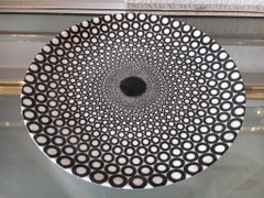 Set of Three Piero Fornasetti "Egocentrismo" Ceramic Plates, 1960s, Italy
