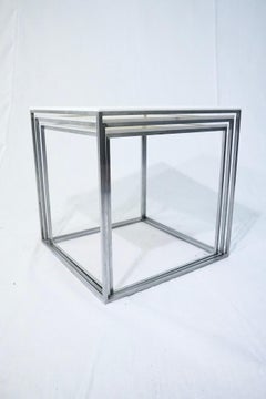 Set of Three Pk71 Nesting Tables by Poul Kjærholm for E Kold Christensen