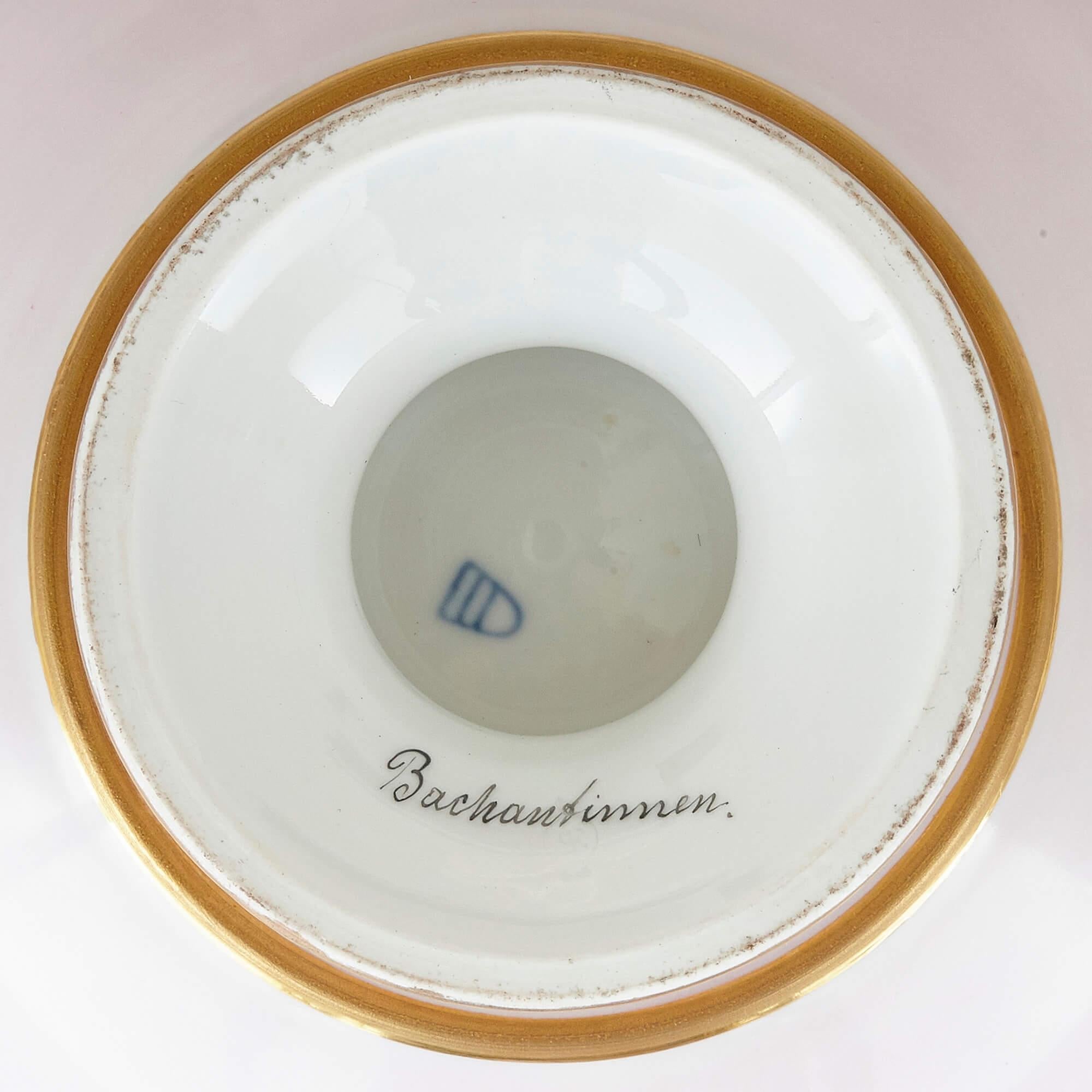 Ensemble de trois tazze en porcelaine de Royal Vienna en vente 7