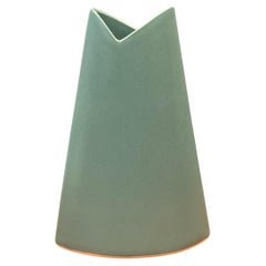 Set of Three Post-Modern Geometric Ceramic Vases by James Johnston