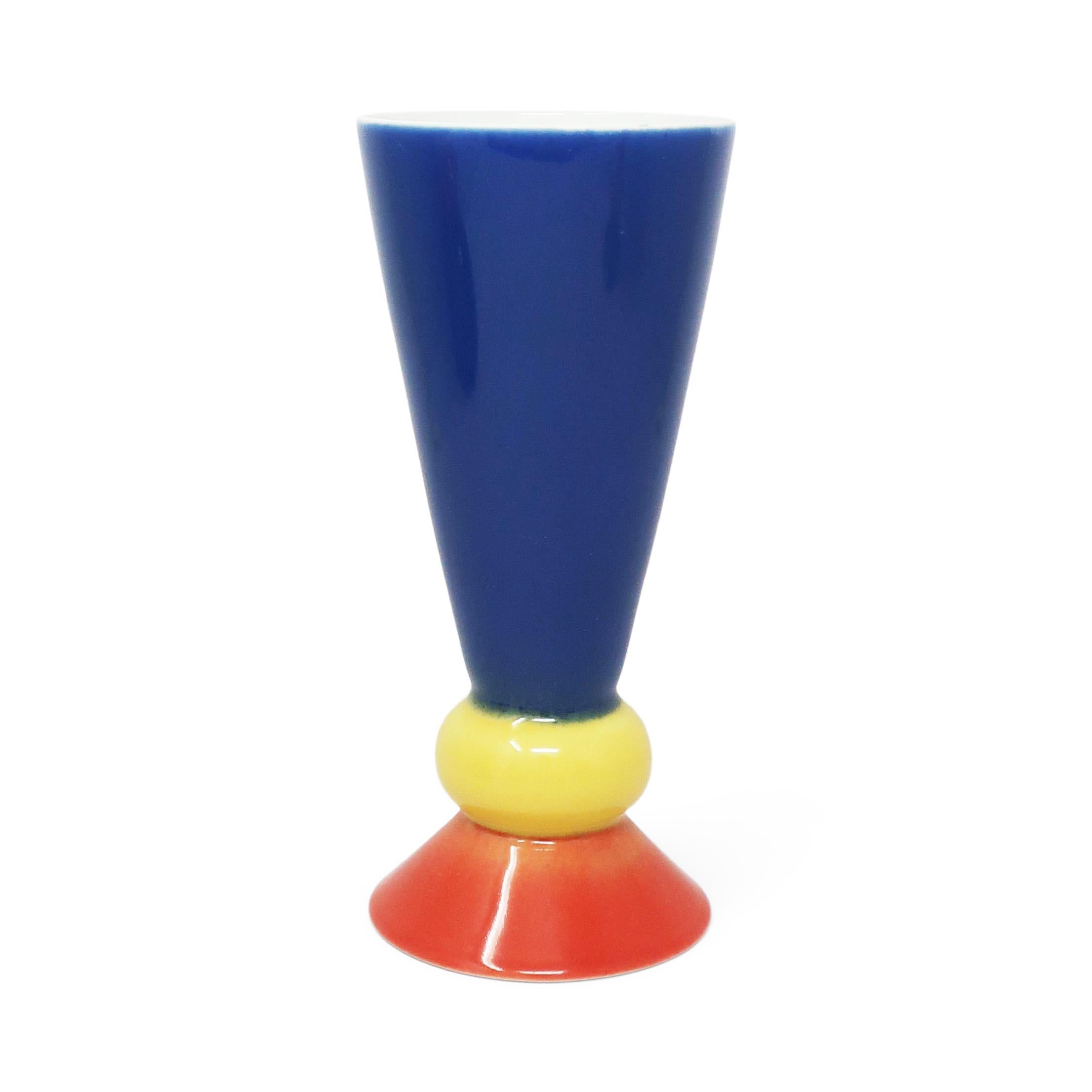20th Century Set of Three Postmodern Vases by Heide Warlamis for Vienna Collection For Sale