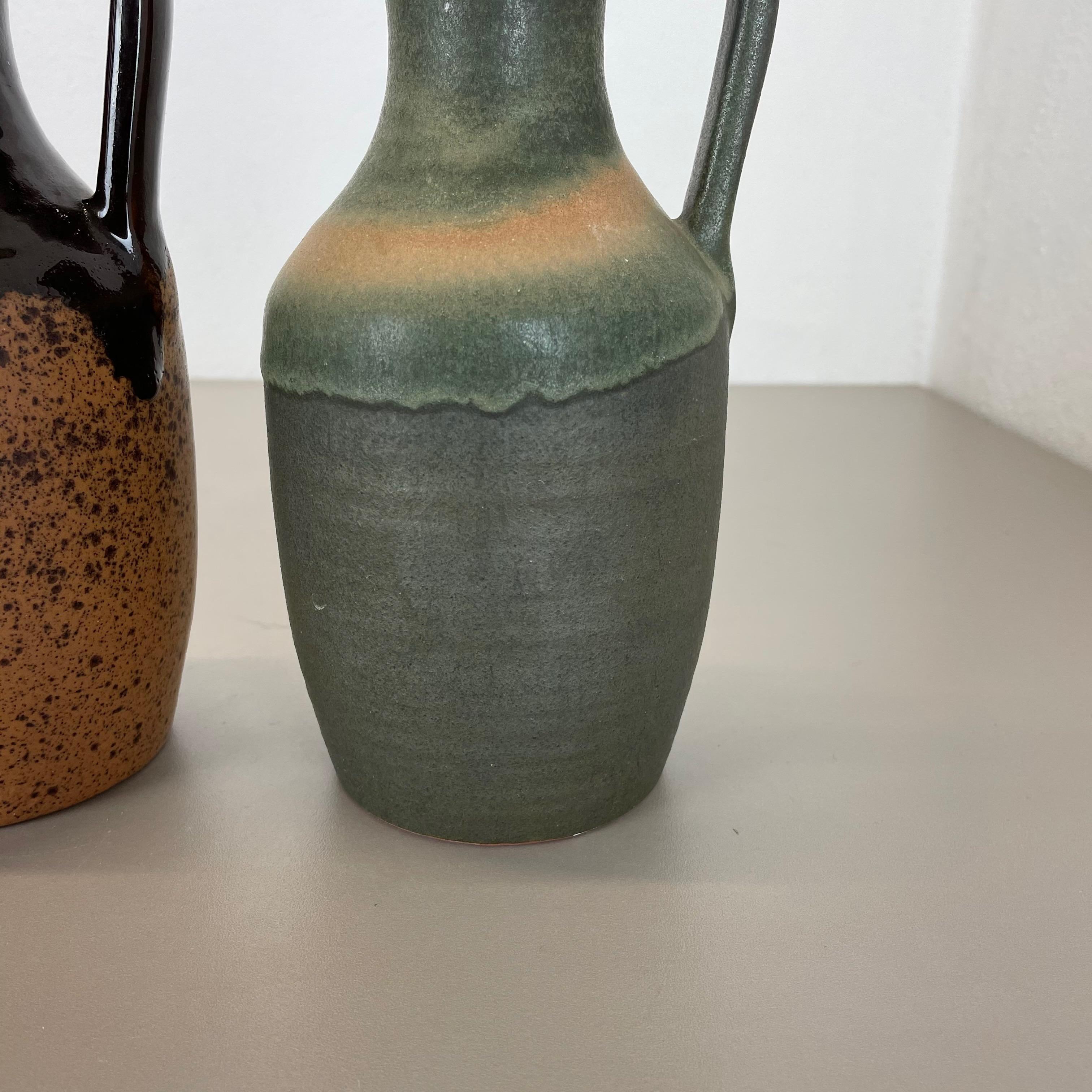 Set di tre vasi in ceramica Fat Lava 