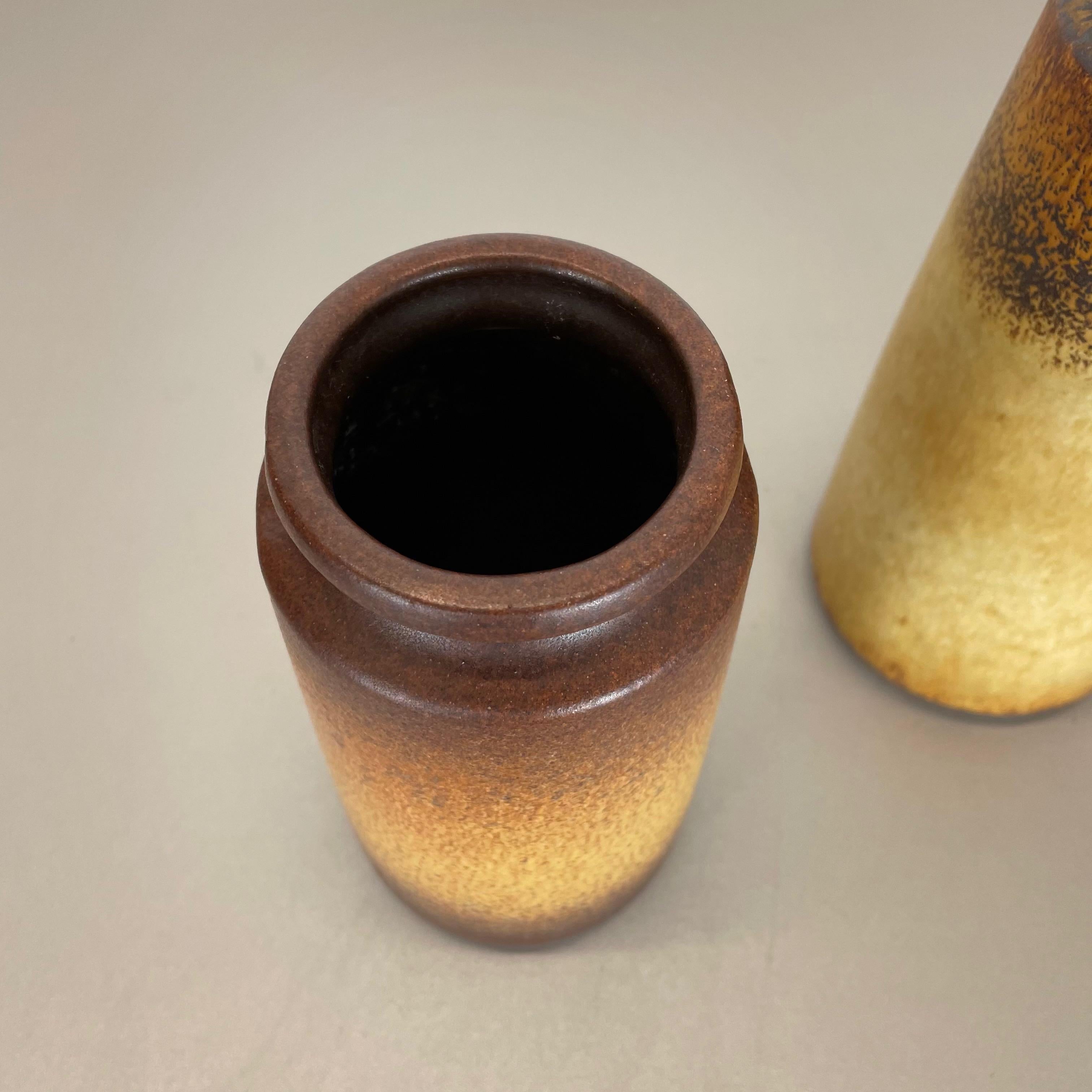 Ceramica Set di tre vasi in ceramica grassa 