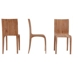 Three Prototype Chairs in Solid Alder by Jonathan Field