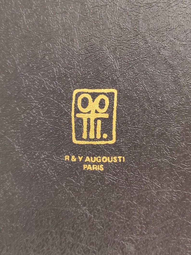 Set of Three R & Y Augousti Paris Shagreen Covered Table Set 5