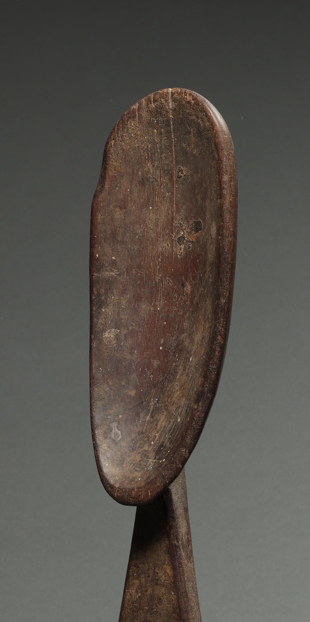 Ensemble de trois rares cuillères en bois Fang, Gabon, Afrique ancienne collection provenance en vente 1
