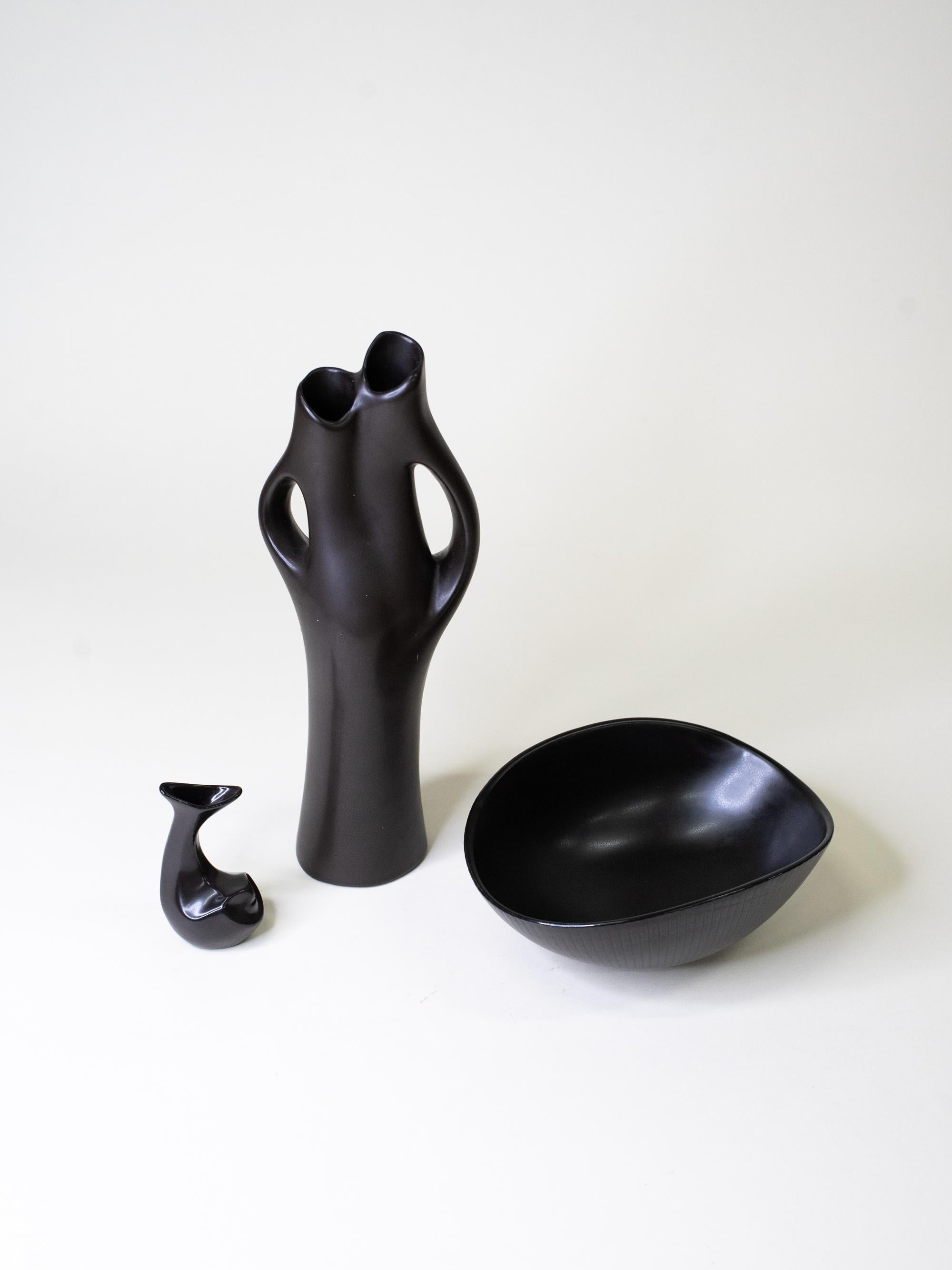 Scandinavian Modern Set of Three Rare ‘Mangania’ Pieces by Lillemor Mannerheim, Sweden, 1955 For Sale