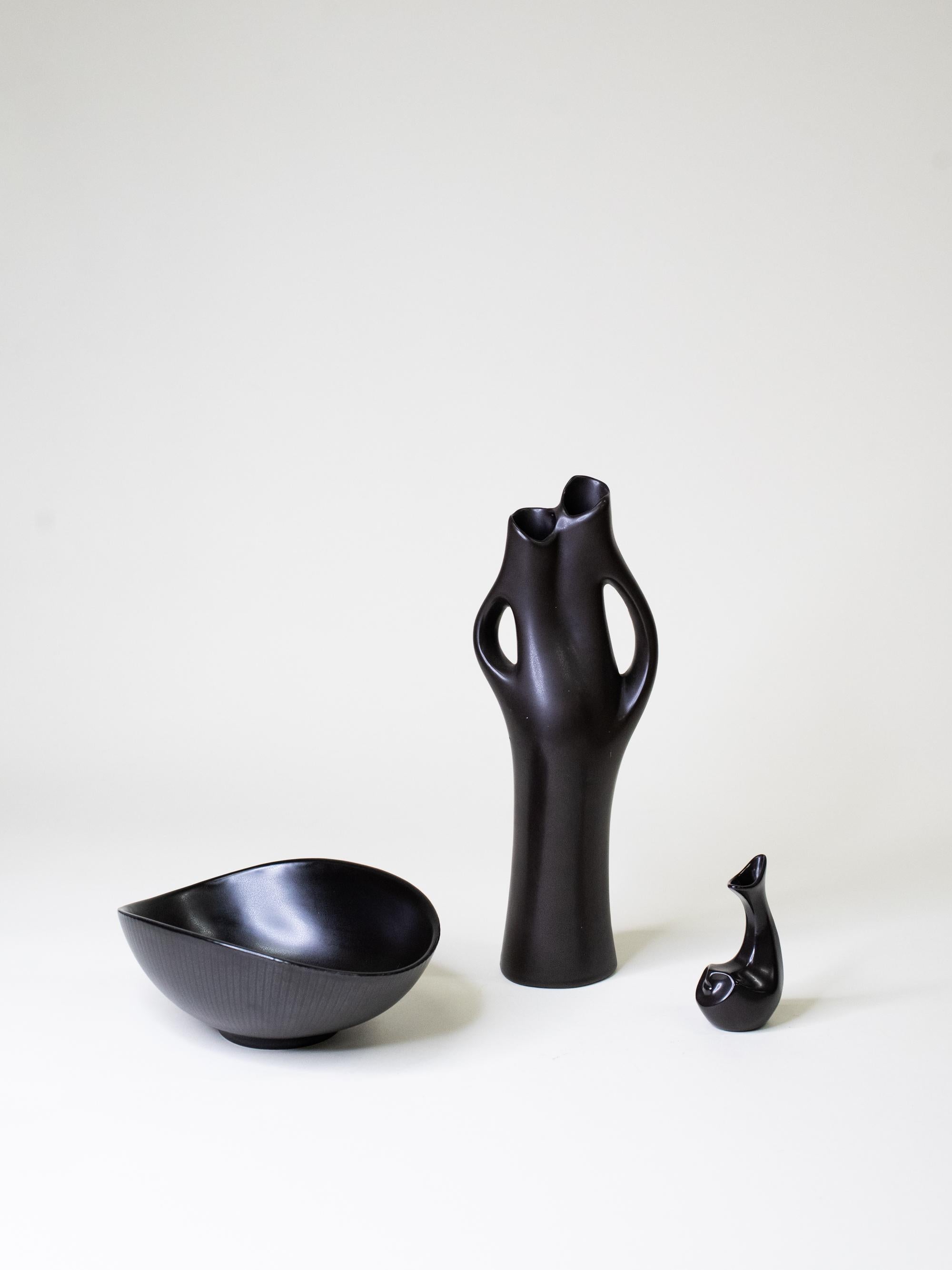 Mid-20th Century Set of Three Rare ‘Mangania’ Pieces by Lillemor Mannerheim, Sweden, 1955 For Sale
