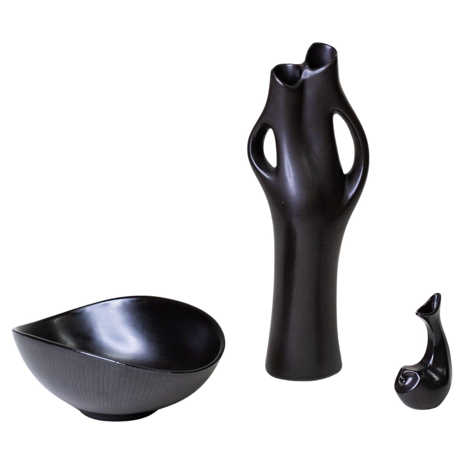 Set of Three Rare ‘Mangania’ Pieces by Lillemor Mannerheim, Sweden, 1955 For Sale