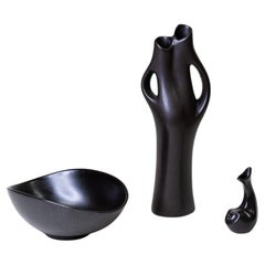Set of Three Rare ‘Mangania’ Pieces by Lillemor Mannerheim, Sweden, 1955