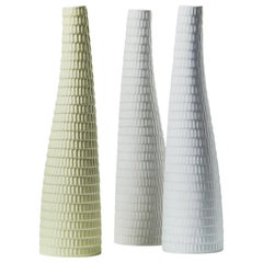 Ensemble de trois vases à reptiles conçus par Stig Lindberg pour Gustavsberg