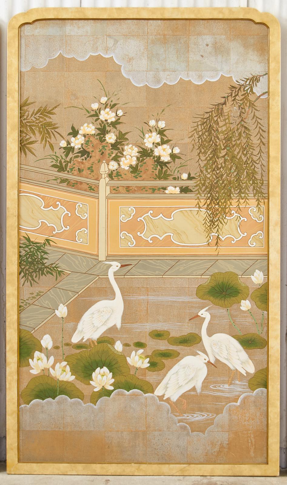 framed chinoiserie panels