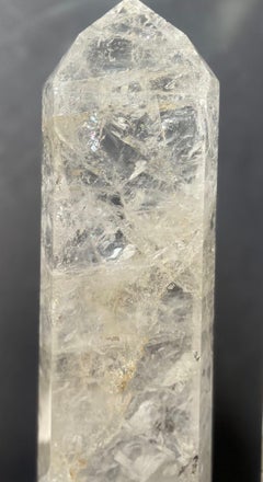 Set von drei Bergkristall-Türfenspitzen, USA, 20. Jahrhundert.