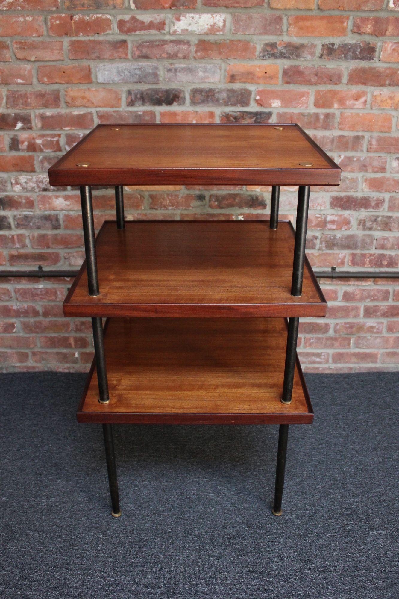 Mid-Century Modern Set of Three Rosewood 