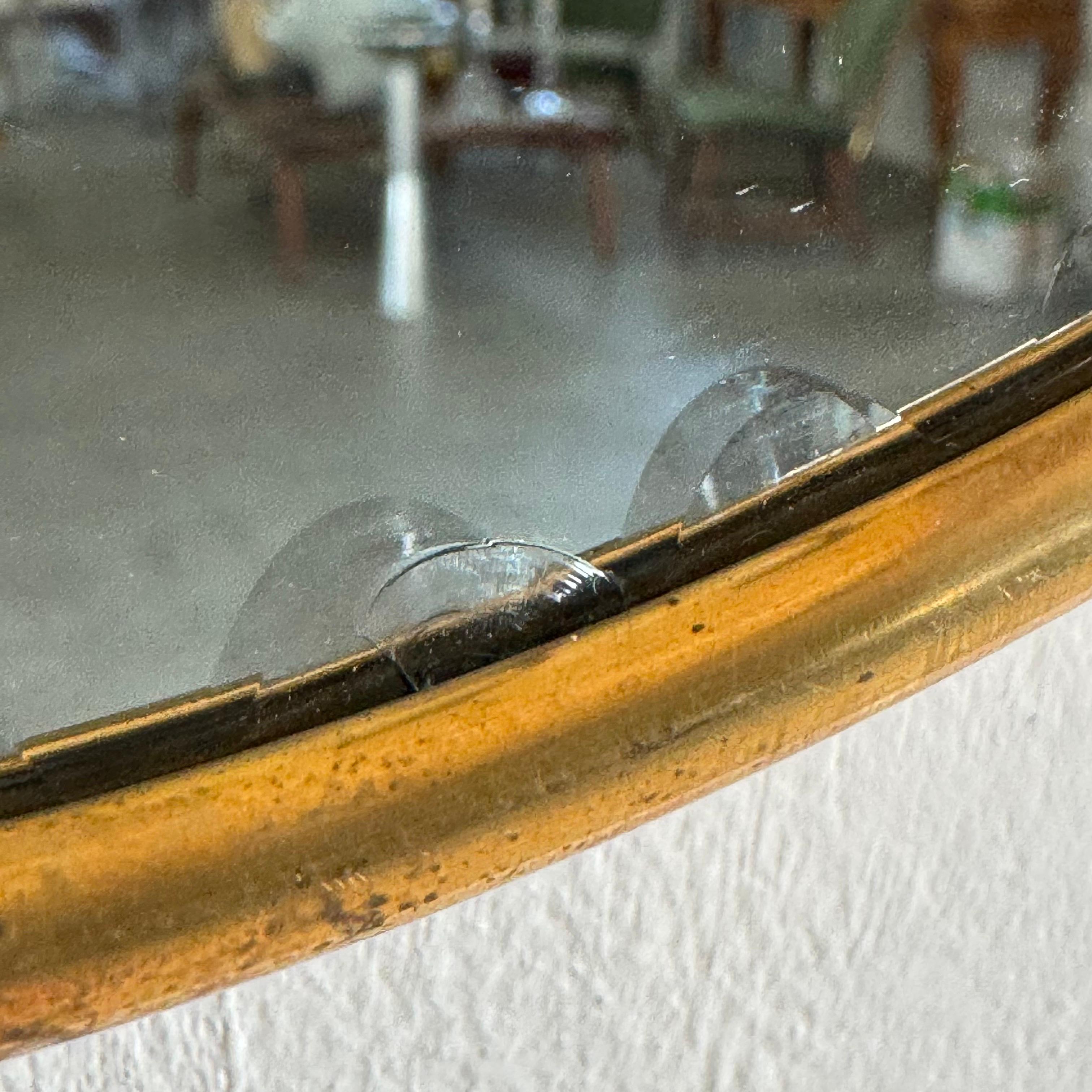 Set di tre specchi rotondi di Cristal Arte, Italia, anni '70 in vendita 3