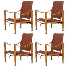 Set of three Safari Chairs by Kaare Klint