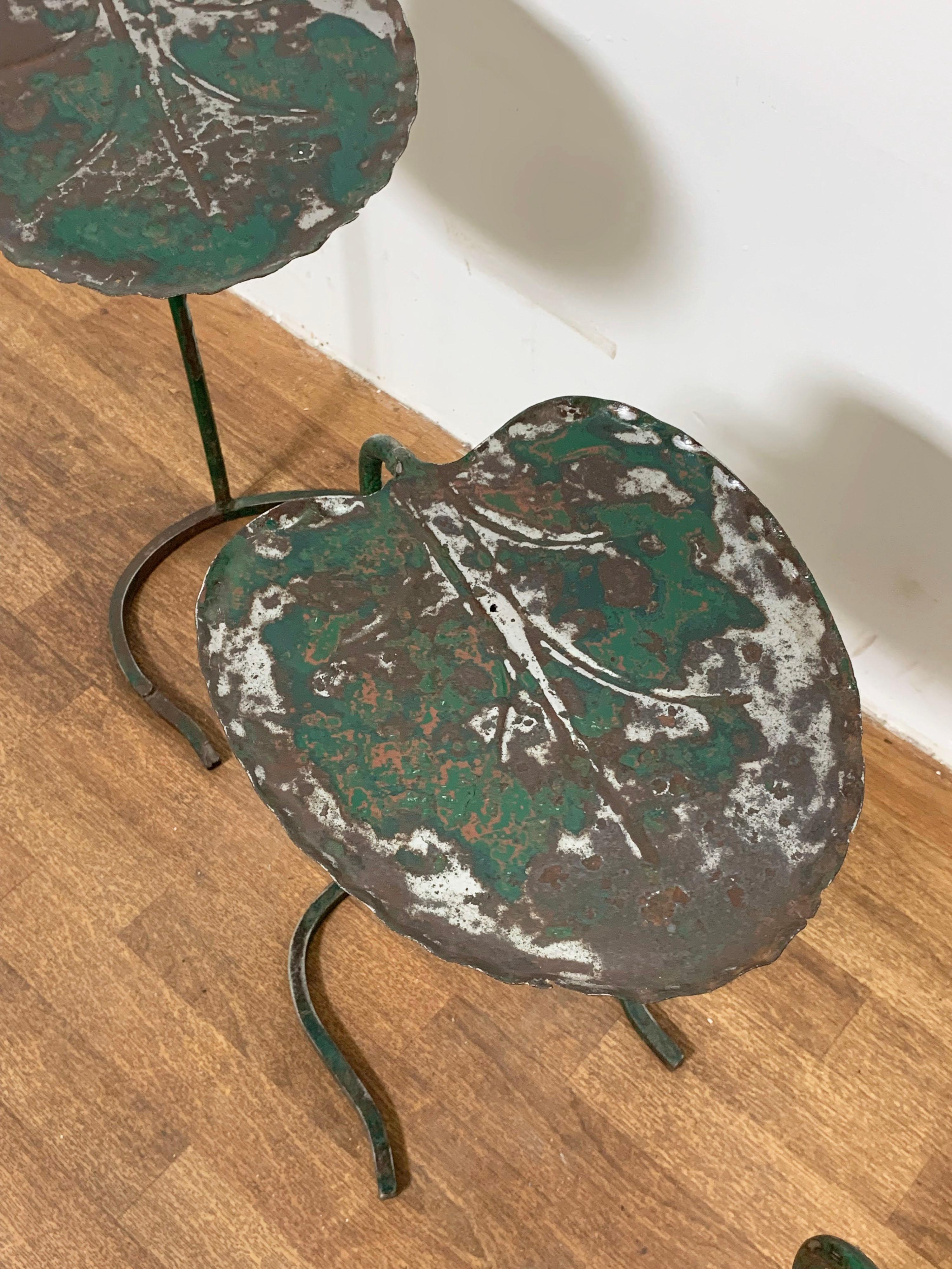 Mid-Century Modern Set of Three Salterini Nesting Lily Pad Tables, Circa 1960s