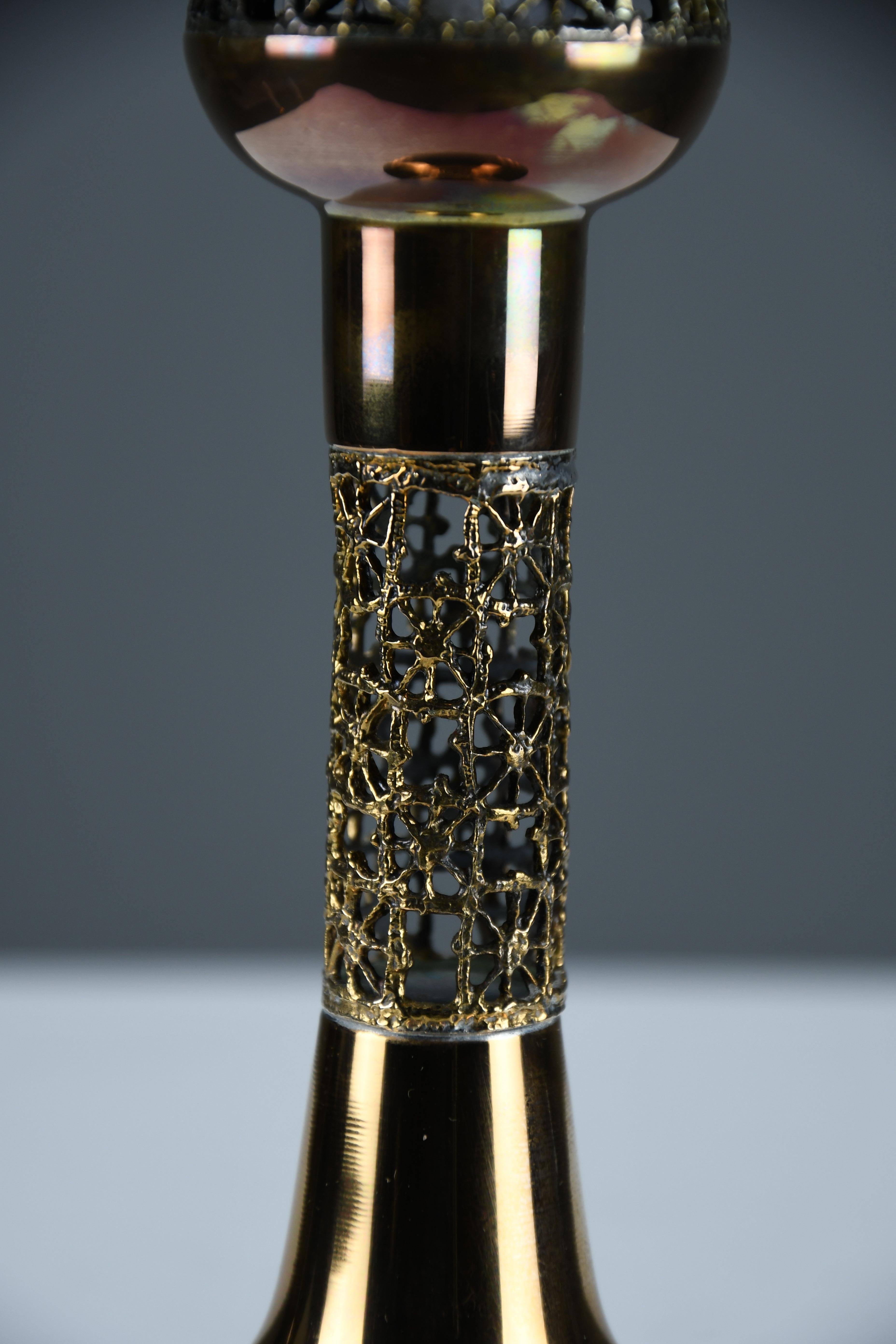 Set di tre candelieri in rame The Modern Scandinavian 