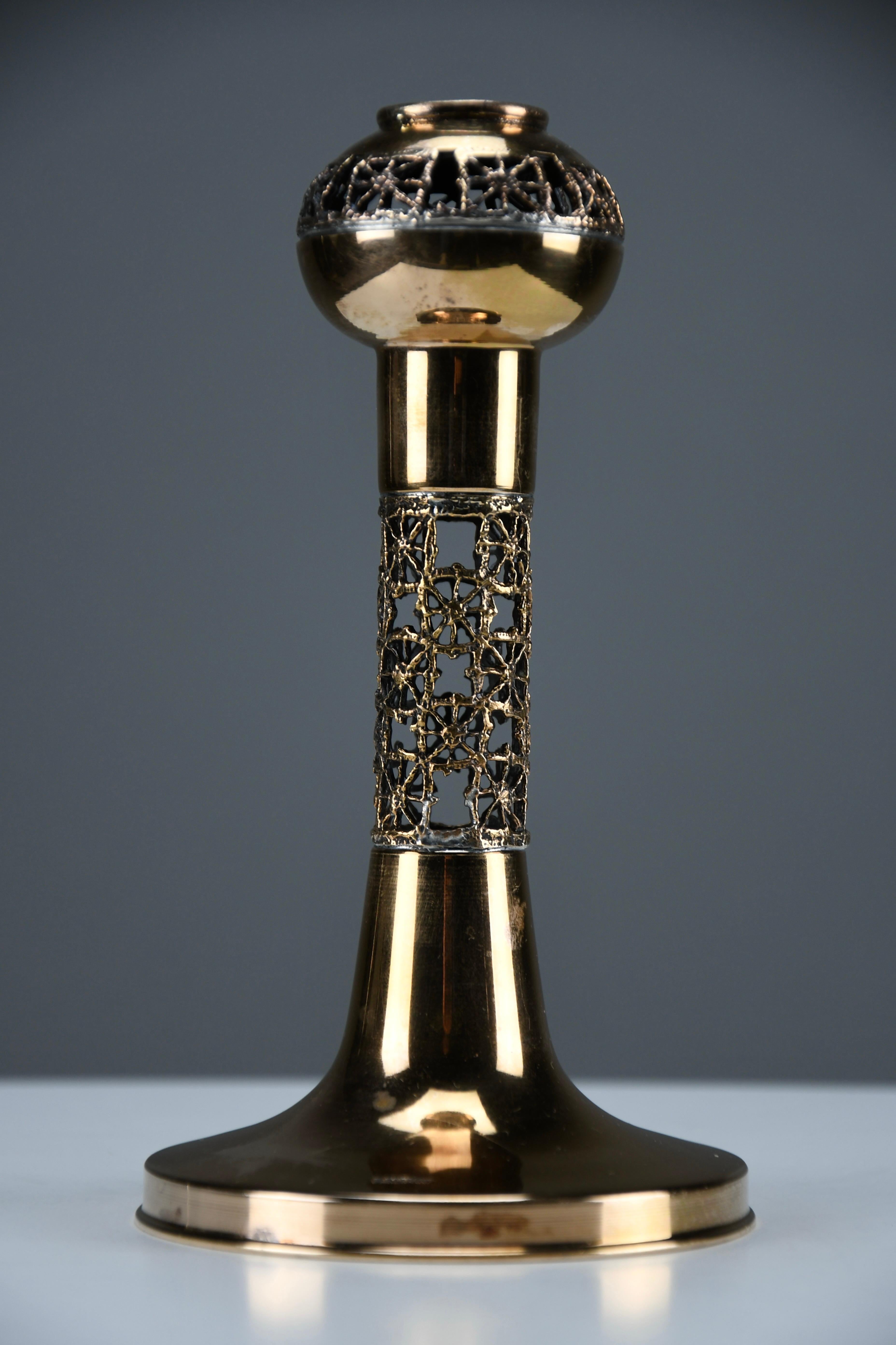 Rame Set di tre candelieri in rame The Modern Scandinavian 