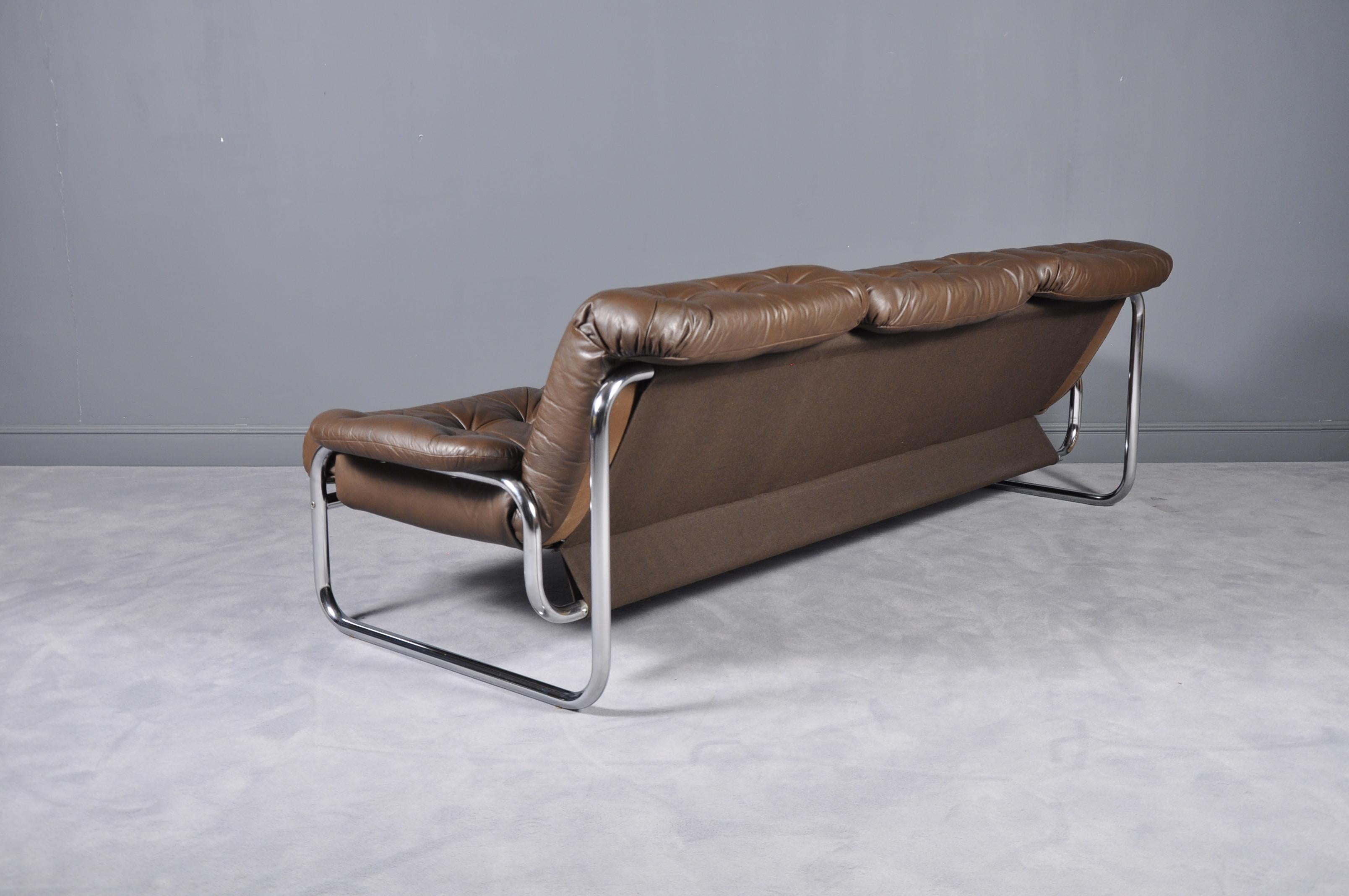 Set of Three-Seat Sofa and Four Armchairs by Johann Bertil Häggström for Ikea 2