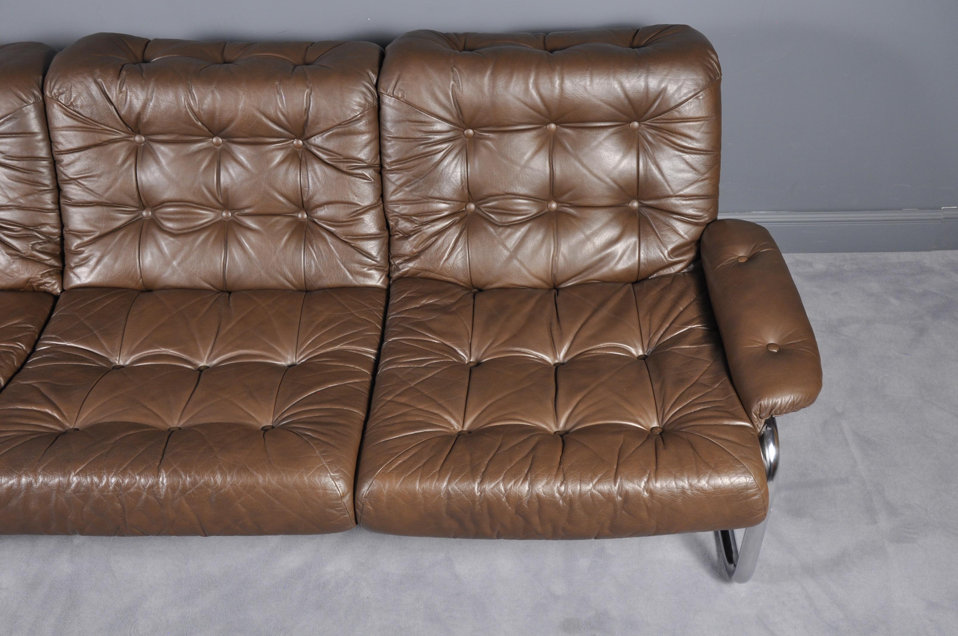Set of Three-Seat Sofa and Four Armchairs by Johann Bertil Häggström for Ikea 6