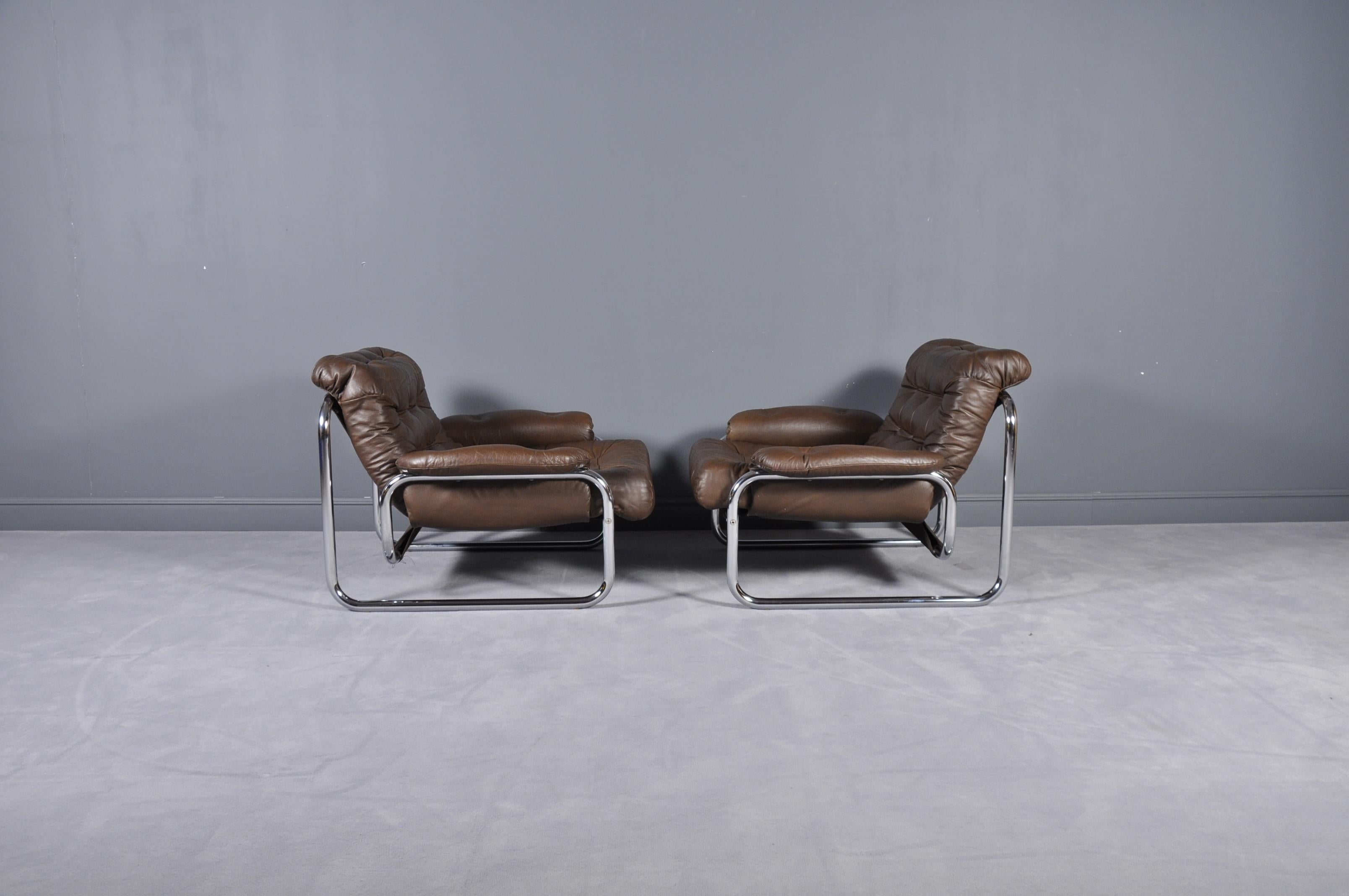 Scandinavian Modern Set of Three-Seat Sofa and Four Armchairs by Johann Bertil Häggström for Ikea