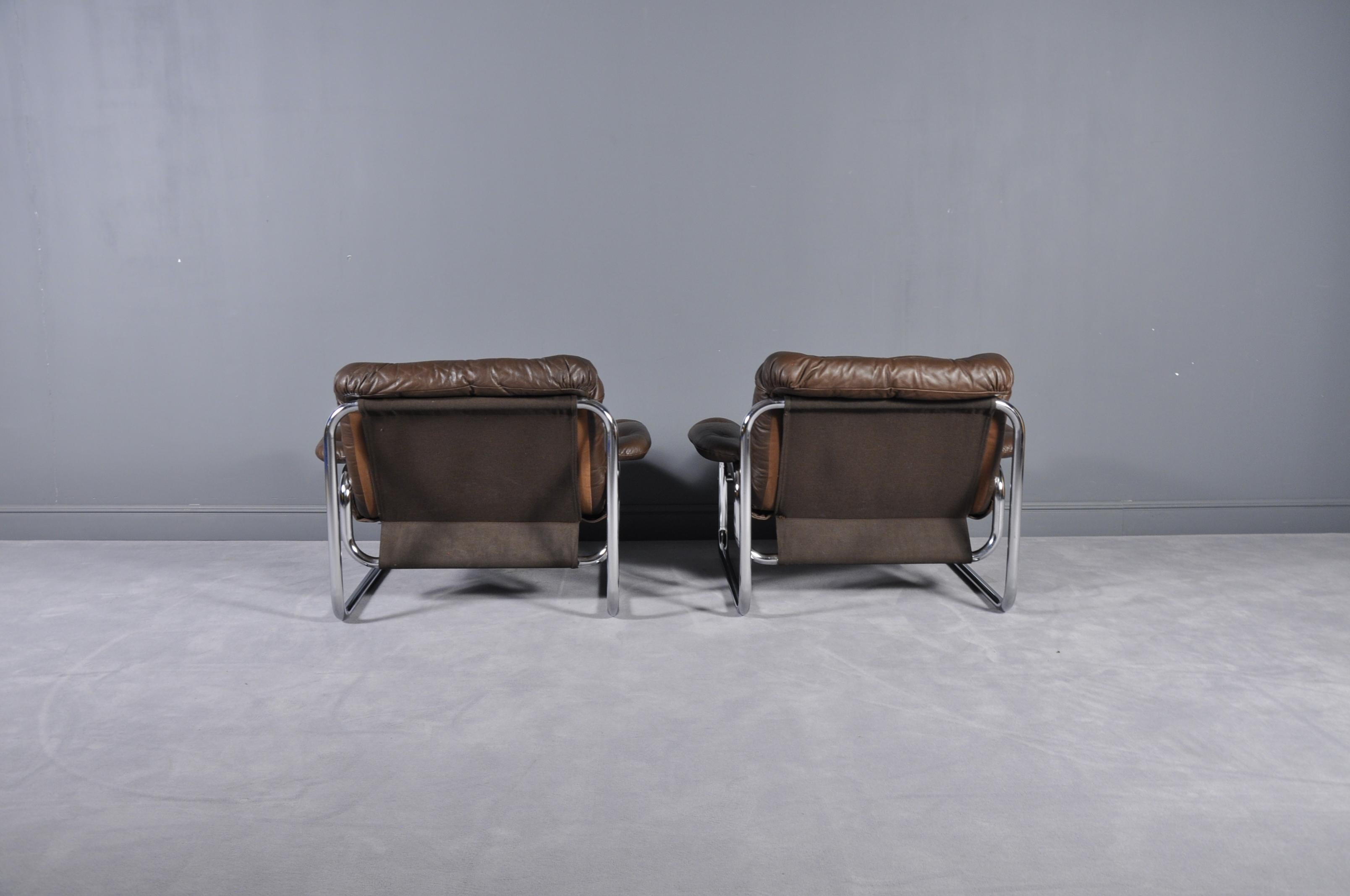 Set of Three-Seat Sofa and Four Armchairs by Johann Bertil Häggström for Ikea In Good Condition In Bucharest, RO