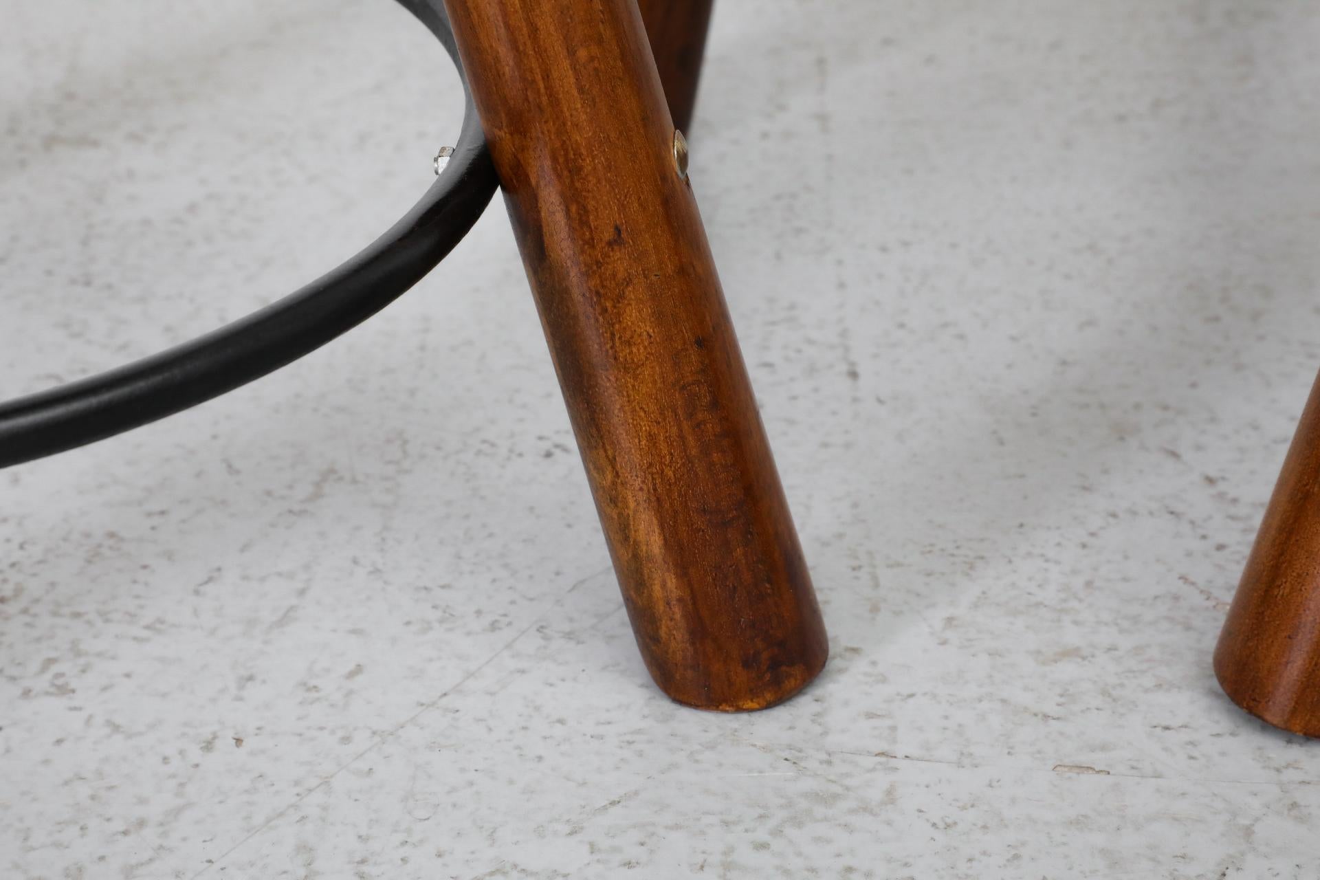 Set of Three Sergio Rodriguez Style Low 'Marbella' Counter Stools 4
