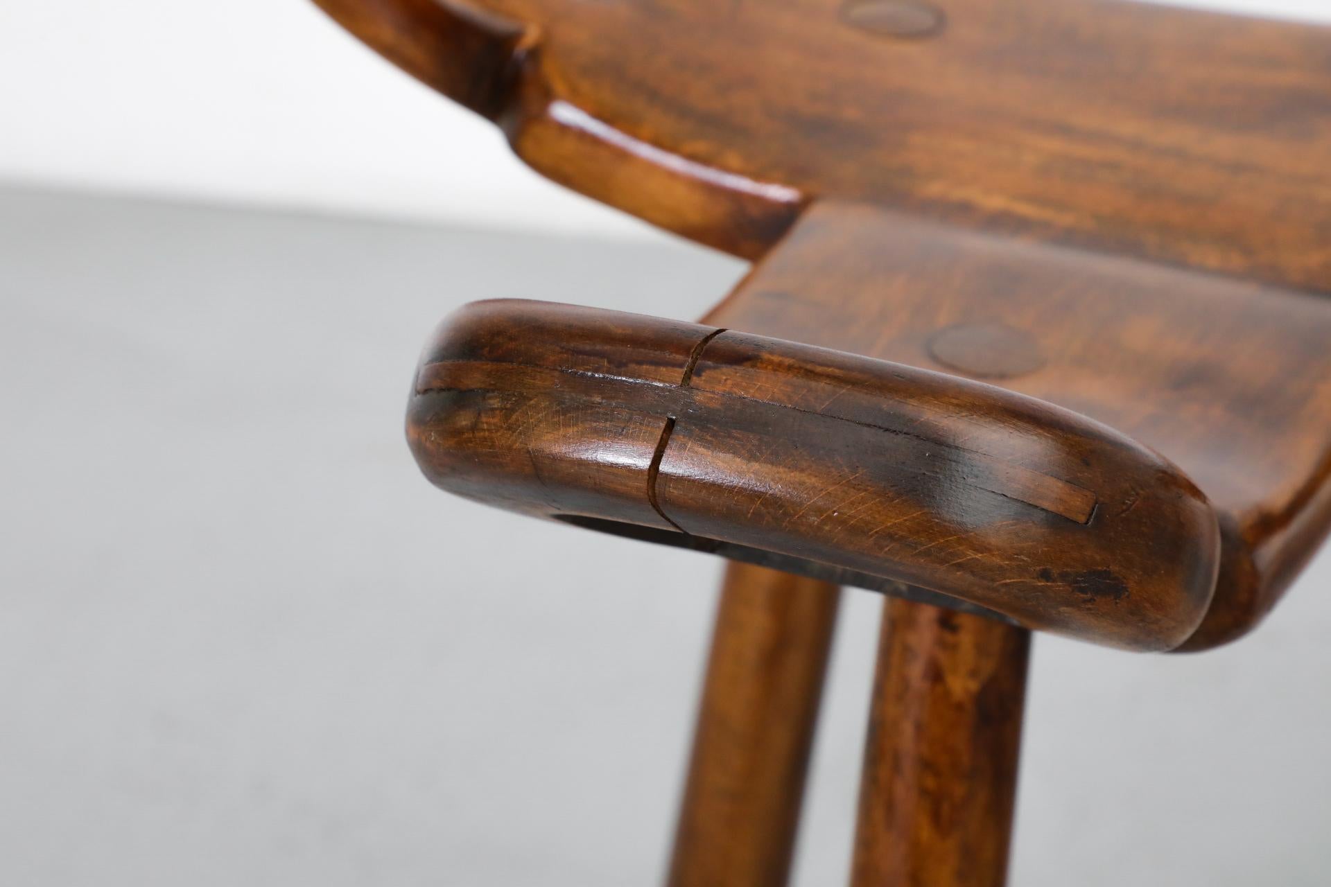 Set of Three Sergio Rodriguez Style Low 'Marbella' Counter Stools 6